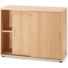 Manni 701344 Filing Cabinet 100.0 x 39.5 x 77.4 cm Sapphire Beech Design