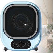 450w Kleiner Tragbarer Kondensationstrockner, Kompakter Mini-Schleudertrockner, Wandmontage Möglich 0,8 Kg Fassungsvermögen, FüR Wohnungen Und Enwohnheime Blue