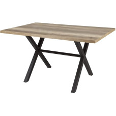 Hela Tische Apollo, mediena, ruda, 104498S9 Valgomasis stalas 90 x 140 x 75 cm