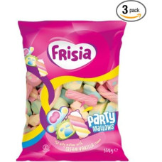 3 x Mega Bags Party Mallows – Foam Sugar – 3 x 350 g (Total 1050 g) by FRISIA