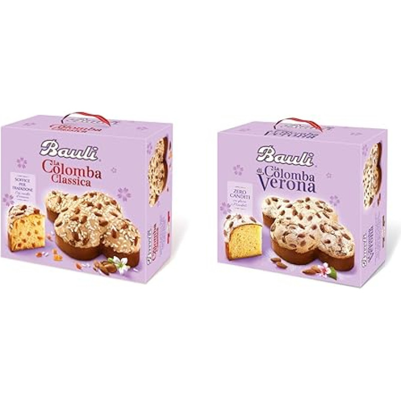 Bauli Colomba Classica Verona Velykinis pyragas (2 x 1 kg) Itališkos tradicijos velykinis balandis