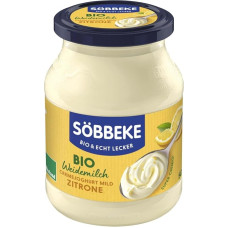 Söbbeke Organic Yoghurt Mild Lemon (6 x 500 g)