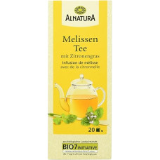 Alnatura Organic Melissa Tea with Lemongrass, 20 Bags, 30 g