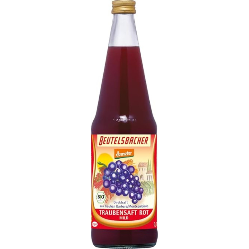 Demeter Vynuogių sultys raudonosios Barbera/Montepulciano 6 x 0,70 l