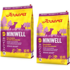 Josera MiniWell sausas maistas šunims 2 x 10 kg ekonominė pakuotė