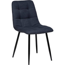 Atmosphera Sirac Chair Anthracite Grey Black Metal Legs Slate Grey