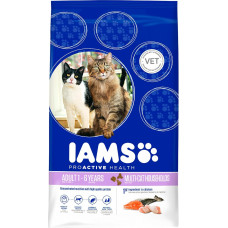 Iams kačių maistas ProActive Health Multi-Cat su norvegiška lašiša ir vištiena, 15 kg