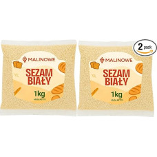 MALINOWE Natūralios baltojo sezamo sėklos 2 x 1 kg