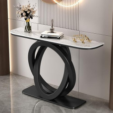 Generisch Konsolentisch, schmaler Konsolentisch mit Metallgestell, Flurtisch (A3, 100 cm)