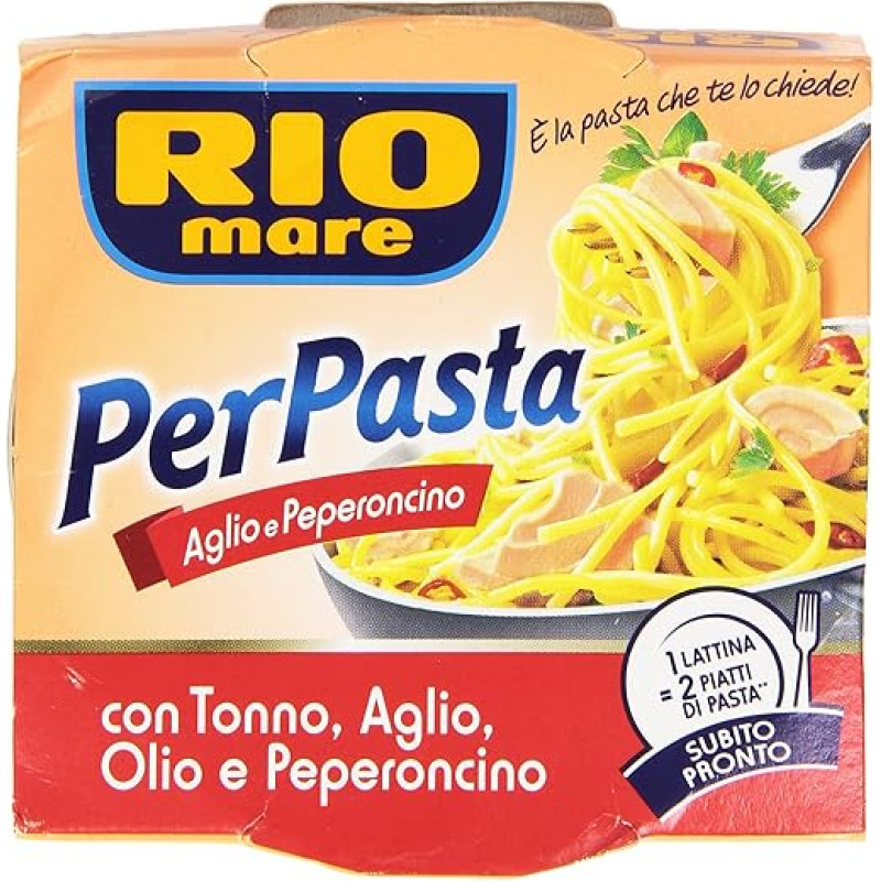 Tonno Aglio e Peperoncino Tunas su česnakais ir čili