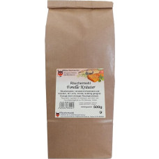 Rūkytas velnias upėtakis, 3 - 5 mm, buko drožlės su žolelėmis ir prieskoniais, 500 g