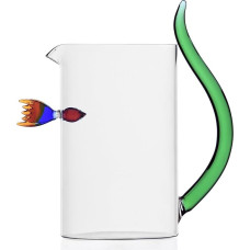 Ichendorf Milano Fish In & Out Jug Animal Farm Collection 155 cl borosilikatinio stiklo rankų darbo