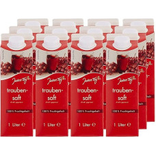 Jeden Tag Traubensaft 100 Prozent, 12er Pack (12 x 1 l)