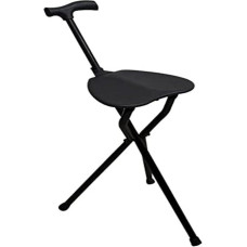 Lazda | lazda | Aliuminio trikojis su sulankstoma sėdyne | Juoda | Ne daugiau kaip 100 kg