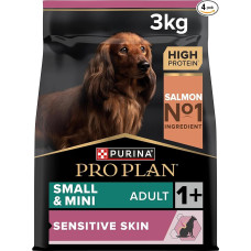 PRO PLAN Small Adult Sensitive Skin sausas šunų maistas lašiša 3kg