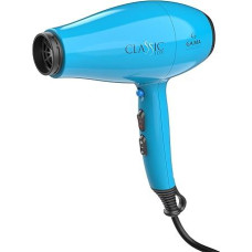 GA.MA Italy Professional, Haartrockner Classic Ion Blau, 2200 W, AC-Motor, Ion Plus Anti-Frizz-Technologie, 6 Trocknungsmodi, abnehmbarer Filter, 2 Aufsätze und Diffusor inklusive