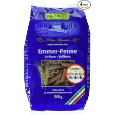Rapunzel Emmer-Penne Whole Grain Pack of 4 x 500 g