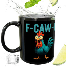 Generico Kaffeebecher mit Hahn | 355ml Keramik Hahn | Tasse für heiße Schokolade | Für Kaffee Tee heiße Schokolade kalte Getränke Kollegen Frauen Männer Hühnerliebhaber Zuhause