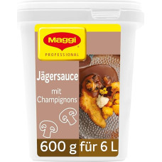 MAGGI profesionalus medžiotojų padažas su grybais, vegetariškas, 6 l, pakuotė po 1 (1 x 600 g 