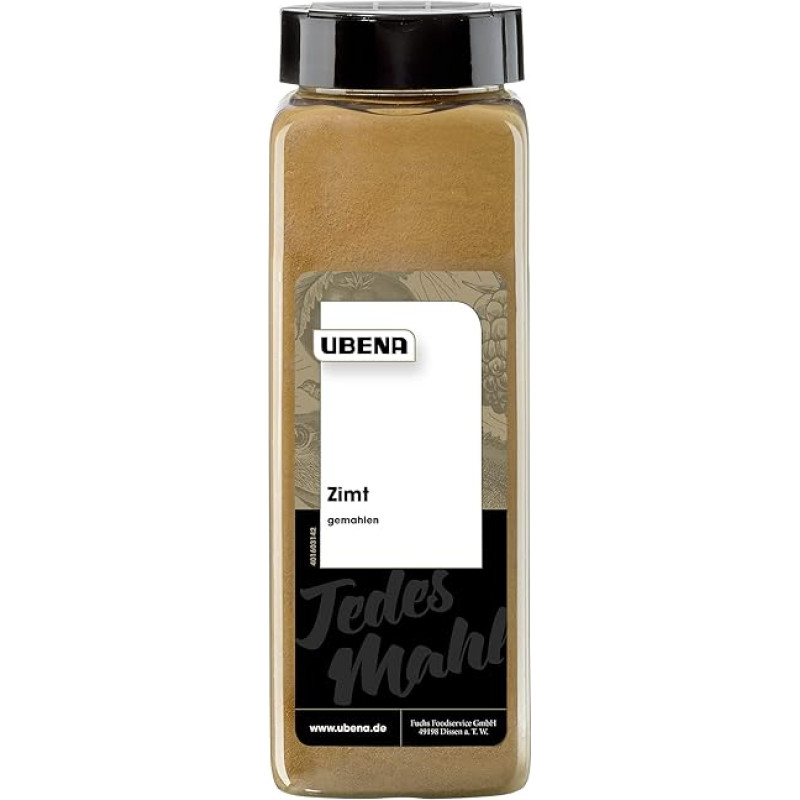 Ubena Cinamonas maltas 500g Cinamono prieskonis Cinamono milteliai Cinamono prieskoniai cinamoniniams suktinukams ir pyragams, kalėdiniai prieskoniai, kiekis: 1 vnt.