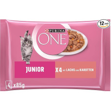 PURINA ONE Junior lašiša ir morkos