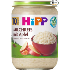 HiPP Milchreis mit Apfel, ab 10. Monat, (6x190g)