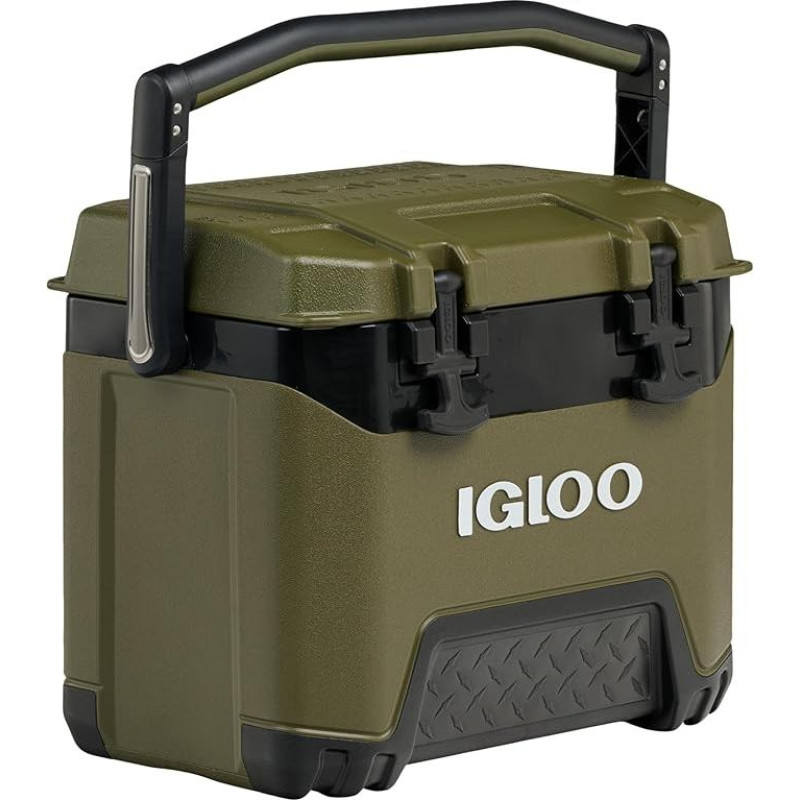 IGLOO BMX 25 Cool Box 24L - tvirta lauko šaldymo dėžė su sustiprinta izoliacija, lengva ir nešiojama, idealiai tinka stovyklavimui, žvejybai, darbui, festivaliui ir lauke - ilgai išlaiko gėrimus ir maistą šaltus