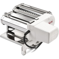 Girmi IM91 Electric Pasta Maker 90W 5 Pasta Moulds 2 Speed Settings + Pulse Function 9 Thickness Settings Stainless Steel Housing 2 Interchangeable Accessories