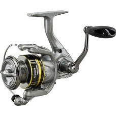 Okuma Avenger B 1000B žvejybos ritė - 205g - R.5.2:1 - Tmv.65cm - Svoris 5kg - Pilka-juoda-auksinė - AV-1000B