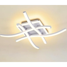 LED lubų šviestuvas modernus 29 W, 3000 K/4500 K/6500 K lubų šviestuvas LED 2900 lm CRI≥80, lubų šviestuvas svetainei, miegamajam, biurui, virtuvei ir prieškambariui su atminties funkcija, baltas