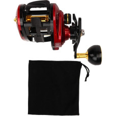 Haofy 15 kg žvejybos ritė, 15 kg žvejybos spiningo ritė, 8+1 sluoksniai, atspari vandeniui, patogi rankena, metalinė spaustuko rankena, skirta stovyklavimui