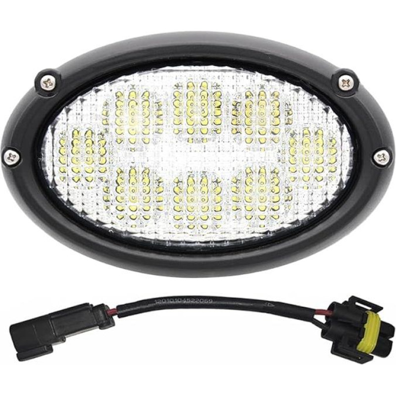 LED priekinis žibintas 12V 24V Traktoriaus ovalus 6000K 3200LM Vandeniui atsparus IP68 Suderinamas su Massey Ferguson/Challenger/Fendt 5610 5611 5612 7480 7485 7490 7495