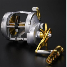 Spinnrolle Angelrolle 6+1BB Level Wind Linkshänder 20kg Max Drag Korrosionsbeständige Trommelrolle Für Salzwasser Meeresangeln Karpfenrolle Roller