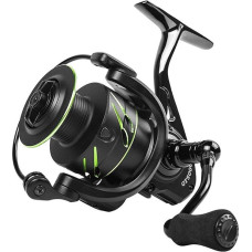 Angelrolle Edelstahl Angelrolle 5,0: 1 GT 2000-7000Series Spining Rolle für Bass Saltwater Angeln Carp Rolle Angeln Max ziehen 10kg (Spalva : GT, ritės talpa : 6000 Series)