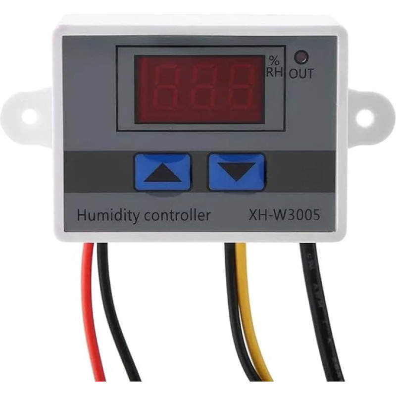 W3005 Luftfeuchtigkeitsmesser, 12 V, 24 V, 110 V, 220 V, Steuerungsschalter, 1 Stück (W3005 12 V)