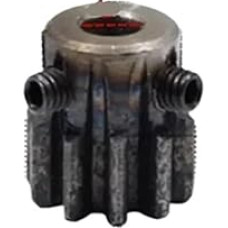 1 Stück 1,5 Modul = 1,5 M 10-Zahn-Stirnrad mit Tischmetall-Motornabe/konvexem Zahnrad-Innenloch und 6/8-mm-Zahnstangenantrieb(6mm)