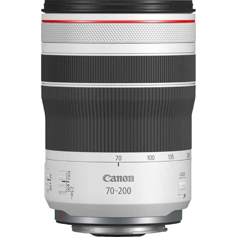 Canon RF 70-200 mm F4L IS USM objektyvas | Pastovi 1:4 diafragma, kompaktiškas ir lengvas dizainas, atsparus oro sąlygoms, suderinamas su visais 