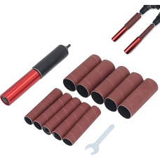1.5 Inch Spindle Grinder Adapter, Portable Handheld Rubber Grinding Drum, Aluminium Alloy Drum Grinder for Drill, Woodworking