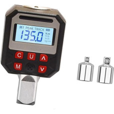 Industrielles Drehmoment Analysetool, 1, 5 bis 340 Nm, Prüfkapazität ± 2%, präzise LCD Anzeige, Ton, Licht, Alarm, Adapter, digitales Drehmomentmessgerät, LCD
