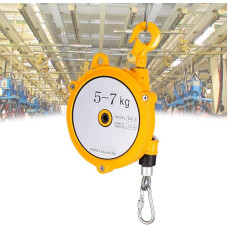Einziehbare Hängewaage mit Federzug, Federzug mit Haken, 1,5 m Kabel, mehrere Tragfähigkeiten(5-7kg)