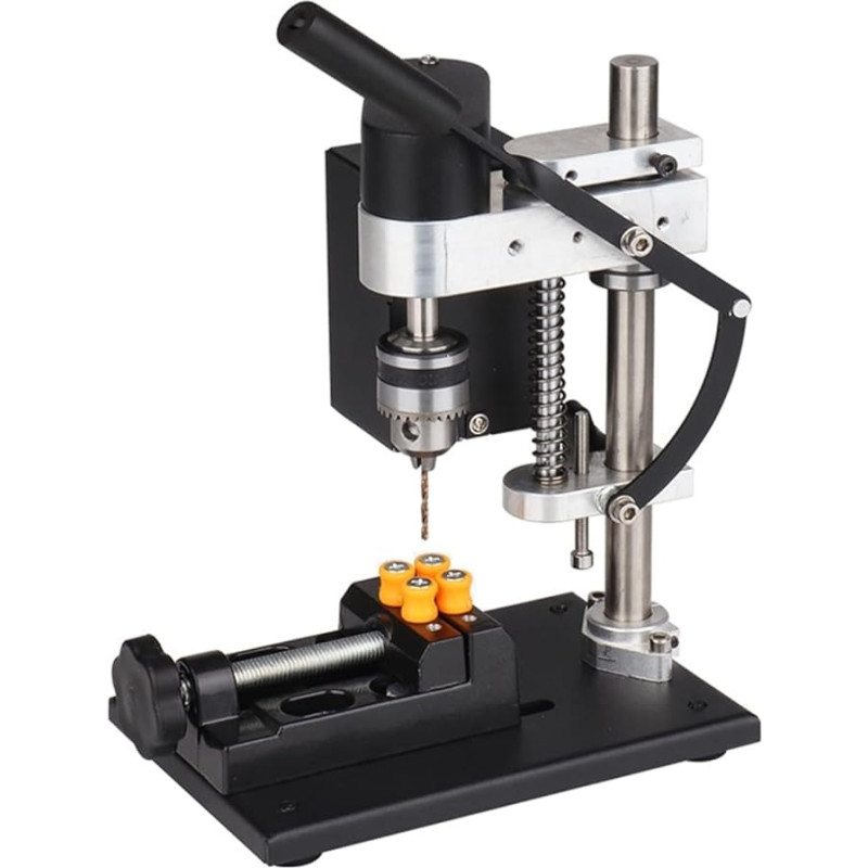 Mini elektrinis stalinis gręžimo stendas 8000 U/min 7-Gang-Tischbohrmaschine mit variabler Geschwindigkeit Präzises Bohren DIY-Bohren für Effizienten Betrieb(Luxury Version)