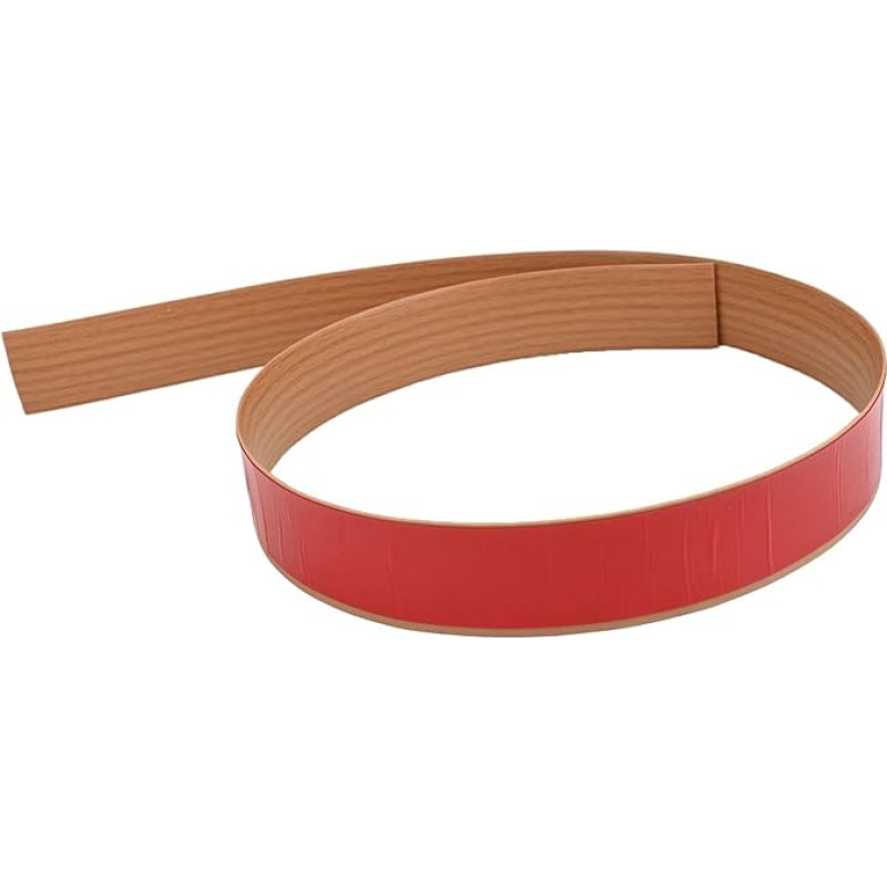 Bodenübergangsstreifen, PVC-Teppich für Kantenstreifen für Bodenbelag und Türbodenabdichtung, 1 m Länge, 4 cm / 5 cm Breite, Schwarz/Eiche/Eschenholz (Eichenholz-4 cm)
