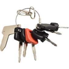 36-teiliges Zündschlüssel-Set mit technischem Kunststoff und Konstruktion für Bagger, Lader, Gabelstapler, Generatoren und andere Baumaschinen, in
