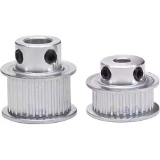 S2M 38/40 dantų krumpliaračio krumpliaračio skylė 5-14 mm BF tipo diržo plotis 6/10 mm 1 vnt. (6 mm, 40 dantų, 7 mm)