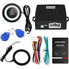EasyGuard Smart Key RFID Car Alarm with Smart Push Start Button & Touch Keyless Go System