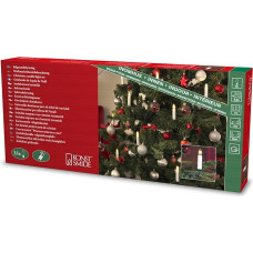 Konstsmide 1144 Christmas Lights Fairy Lights, Candle Bulbs Inspirational Male/for Female (IP20) 35 Clear Bulbs/230 V, Green Cable