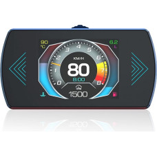 P12 5.8 TFT OBD2 Hud Head Up Display Skaitmeninis automobilio greičio projektorius Borto kompiuteris OBD2 spidometras Priekinio stiklo projektorius