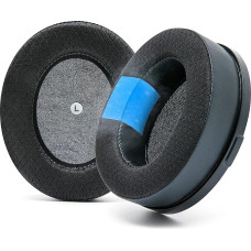 WC Freeze Penrose Replacement Hybrid Fabric Ear Pads with Cooling Gel for Audeze Penrose and Mobius, Made by Wicked Cushions, Improved Durability, Thickness and Sound Insulation | Black