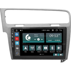 Car Radio for Volkswagen Golf 7 Satin Grey Android GPS Bluetooth WiFi USB DAB+ Touchscreen 10 Inch 8Core Carplay Android Car