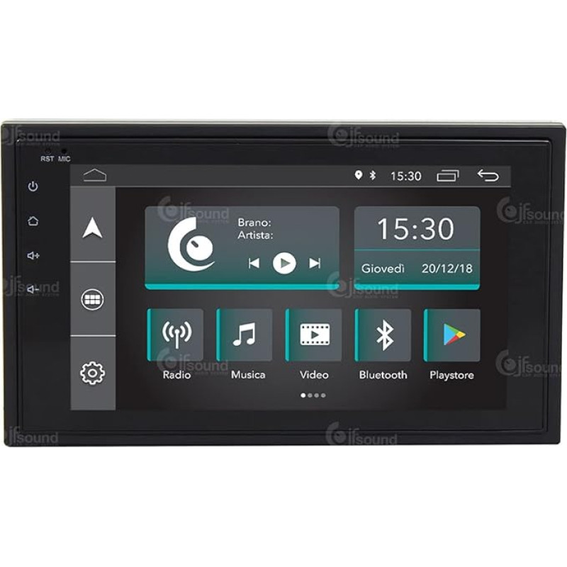 Universalus automobilinis radijas 2 DIN 
